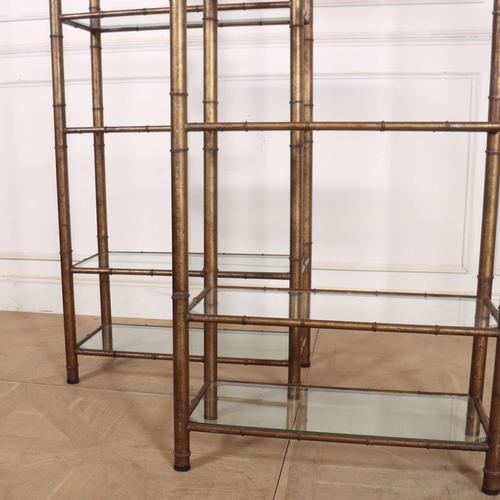 Scottish Faux Bamboo Shelves, 1960s, Set of 2 For Sale - Image 4 of 8