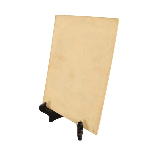 1900 - 1909 Antique Indian Mughal Miniature Royal Court Women Shah Watercolor Painting 1900 For Sale - Image 5 of 11