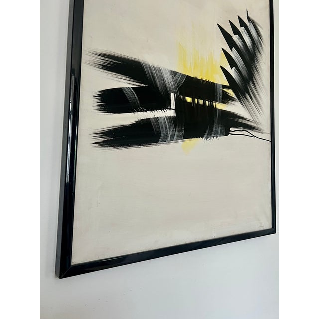 Italian Artist, Large Abstract Composition, Mid to Late 20th Century, Acrylic on Canvas For Sale - Image 6 of 13