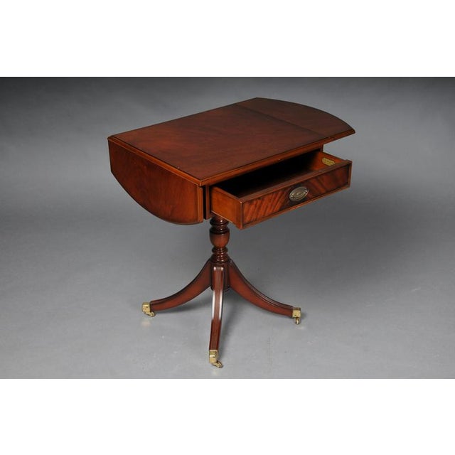 English Side Table in Mahogany For Sale - Image 10 of 18