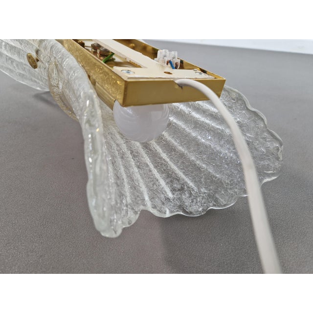 Gold Vintage Granite Murano Glass Wall Sconce, 1980s For Sale - Image 8 of 13