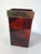 Hollywood Regency Italian Hollywood Regency Tortoise Acrylic Glass Vase with Brass Rim, 1970s For Sale - Image 3 of 8
