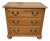 Vintage Ethan Allen 3-Drawer Solid Oak Accent Chest or Nightstand For Sale