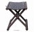 2000 - 2009 Oriental Handmade Chicken Feather Wood Bar Stick Easy Carry Folding Stool N199E For Sale - Image 5 of 6