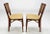 1950s Set of Four Mahogany, Cane & Leather Regency Folding Chairs For Sale - Image 5 of 11