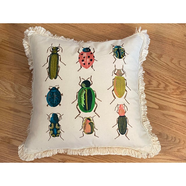 Colorful Insects Down Filled Throw Pillow Chairish