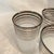 Mid-Century Modern Cocktail Set With Platinum Rings & Sugar Glass Finish - Set of 7 For Sale - Image 4 of 12