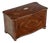 French Napoleon III Marquetry Inlaid Serpentine Form Tea Caddy Circa 1880 For Sale