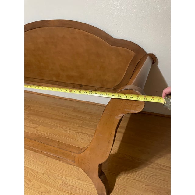 Contemporary Sleigh Style Wood Daybed by Century Furniture, Cazzy Collection For Sale - Image 9 of 12