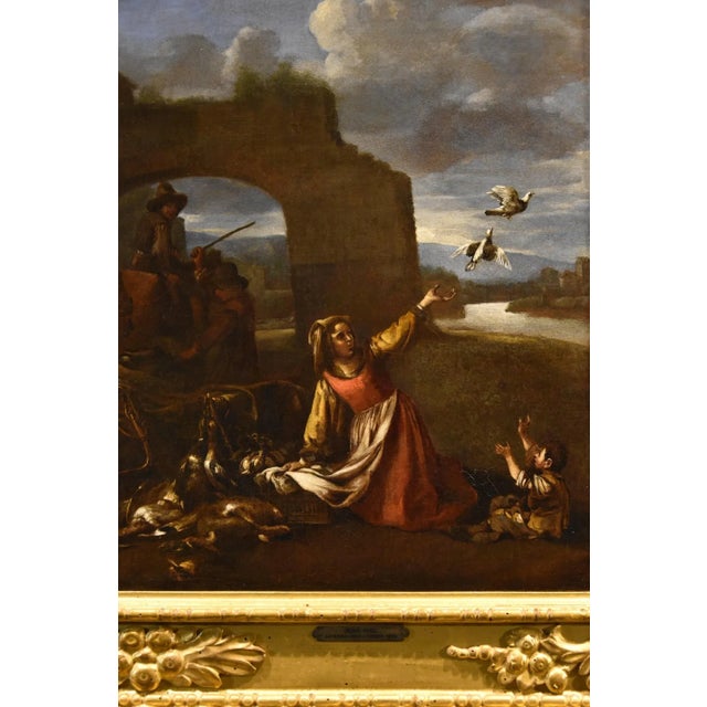 After Jan Miel, Landscape, 1650, Oil on Canvas For Sale - Image 10 of 14