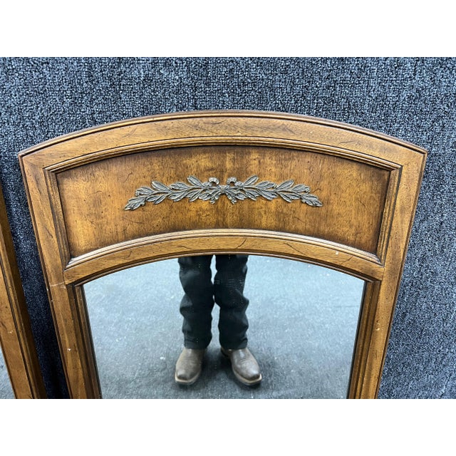 1960s Traditional Walnut Mirror by Drexel For Sale - Image 5 of 7