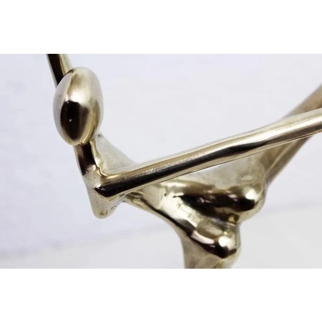 Modern Brass Candleholder, 1970s For Sale - Image 10 of 13
