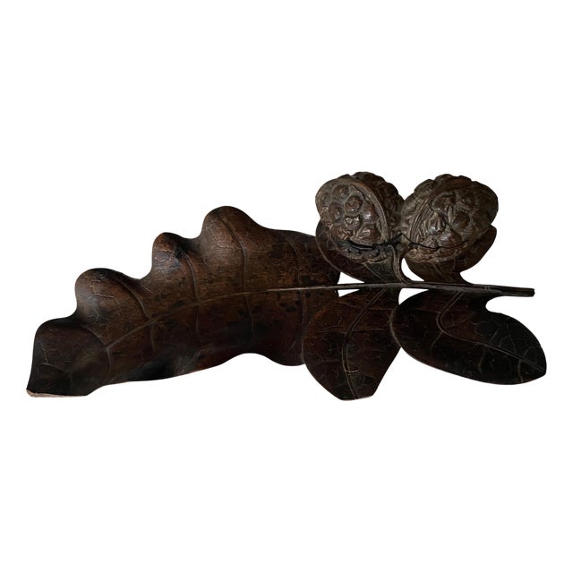 Vintage Inkwell in Walnut For Sale