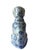 Ceramic Vintage Blue and White Chinoiserie Staffordshire Style Dog Figurine For Sale - Image 7 of 9