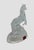 Glass Vintage Cristal d'Arques Paris, France 24% Lead Crystal Rearing Horse Figurine on Frosted Oval Base For Sale - Image 7 of 12