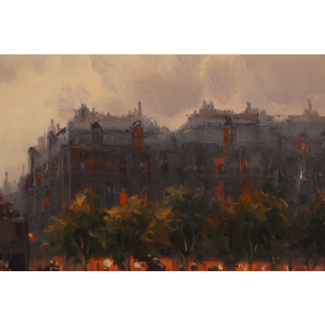 Impressionist Style Painting, Street Scene. Emilio Payes For Sale - Image 16 of 18