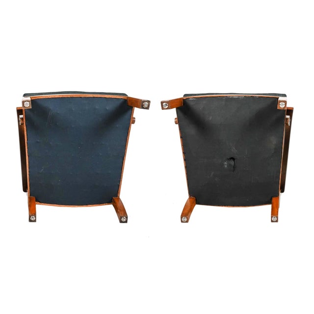 1950s Danish Modern Mahogany Lounge Chairs by Erik Wørts - A Pair For Sale - Image 18 of 18