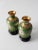 Green Vintage Cloisonne Vase Pair For Sale - Image 8 of 12