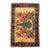 1950s Velvet-Wool with Tree of Life Mat Rug 2 x 3.3 For Sale