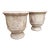 Pair of French Handmade Terracotta Anduze Planters With Satyre Masks For Sale