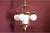 Metal Art Deco Chandelier, Poland, 1940s For Sale - Image 7 of 7