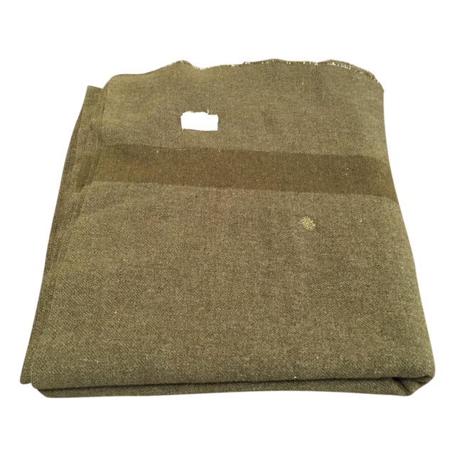 1917 WWI Portland Woolen Mills Army Blanket Chairish