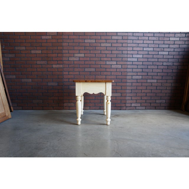 Ethan Allen Farmhouse Pine End Tables ~ a Pair For Sale - Image 11 of 12