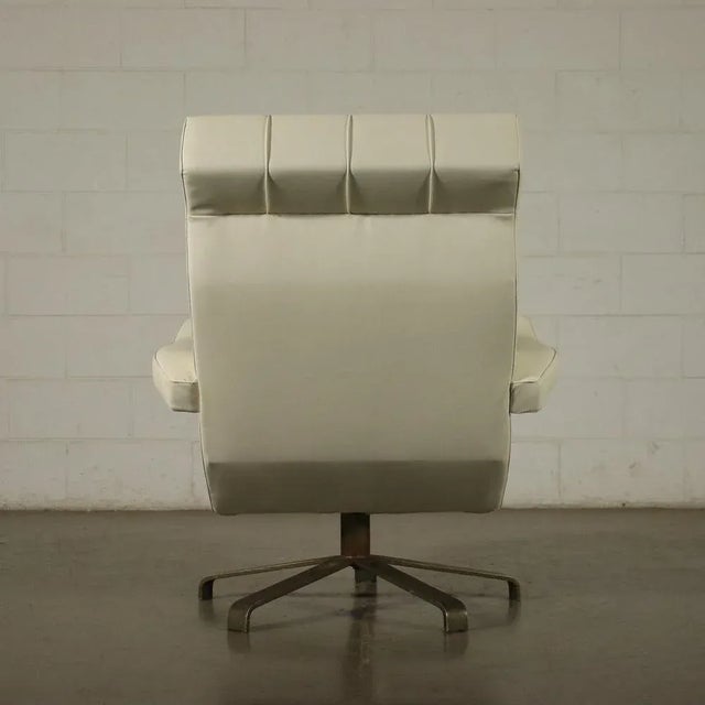 Armchair in Foam Leatherette and Metal, Italy, 1960s For Sale - Image 11 of 13