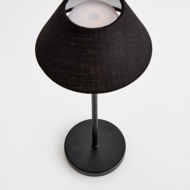 2020s Alluna Cordless Led Lamp 14" - Black For Sale - Image 5 of 8