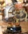 Mid-Century Swiss Brass Singing Bird Automaton Cage Attributed to Reuge For Sale - Image 4 of 7