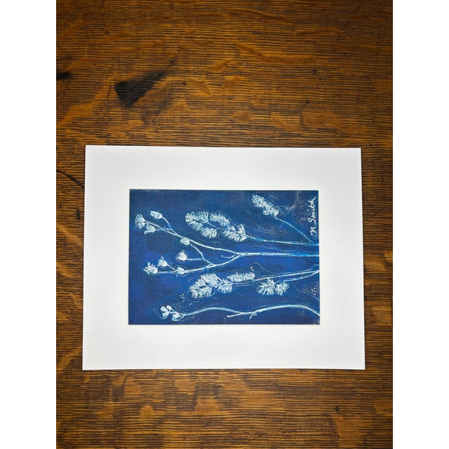 An original acrylic monoprint inspired by the quiet beauty and intricate patterns of the natural world. Created by hand...
