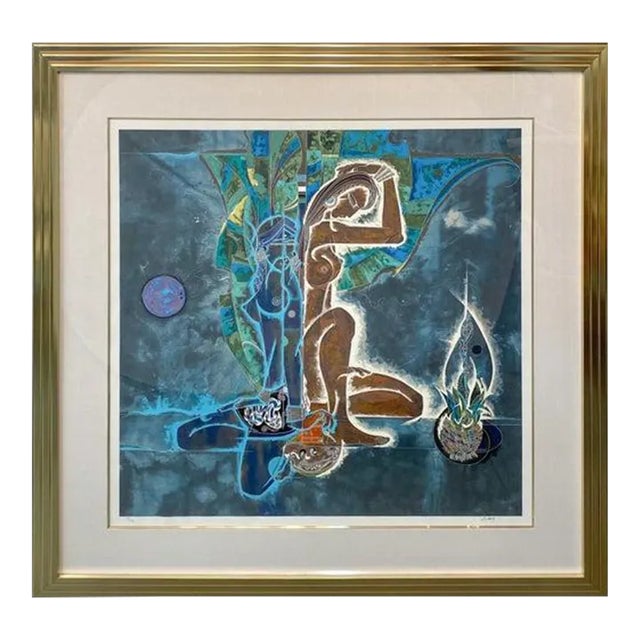 Lu Hong Limited Edition Serigraph Entitled "Spirit of Tropics" Hand Signed For Sale