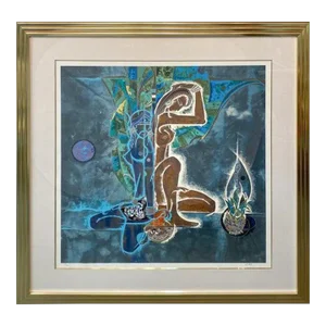 Lu Hong Limited Edition Serigraph Entitled "Spirit of Tropics" Hand Signed
