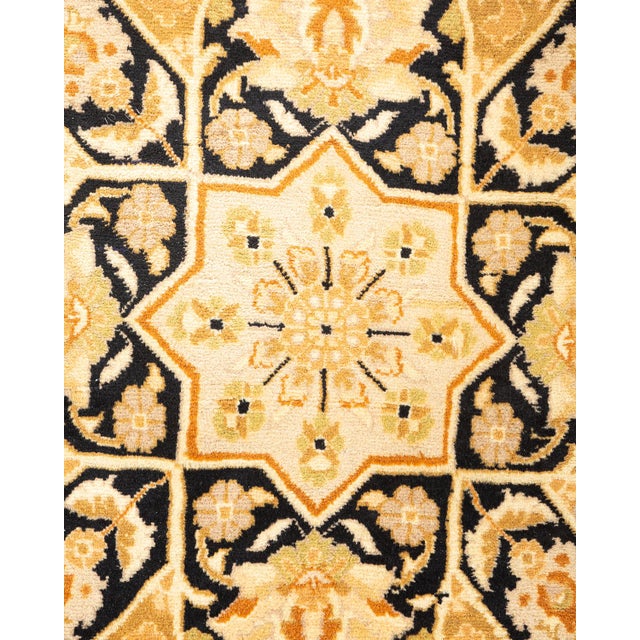 Traditional Mogul, One-of-a-Kind Hand-Knotted Area Rug - Yellow, 6' 2" x 9' 2" For Sale - Image 3 of 8