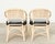 Set of Four McGuire Rattan Laced Rawhide Barrel Armchairs For Sale - Image 11 of 18