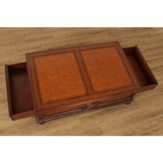 Brown Ethan Allen Townhouse Collection 'Morley' Coffee Table For Sale - Image 8 of 15