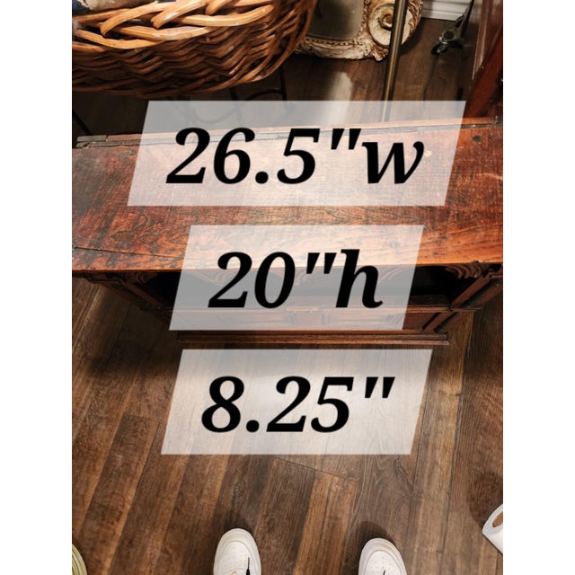 Charming Small Cabinet that would be set on top of another piece or mounted to a wall. This would be used to hold small...