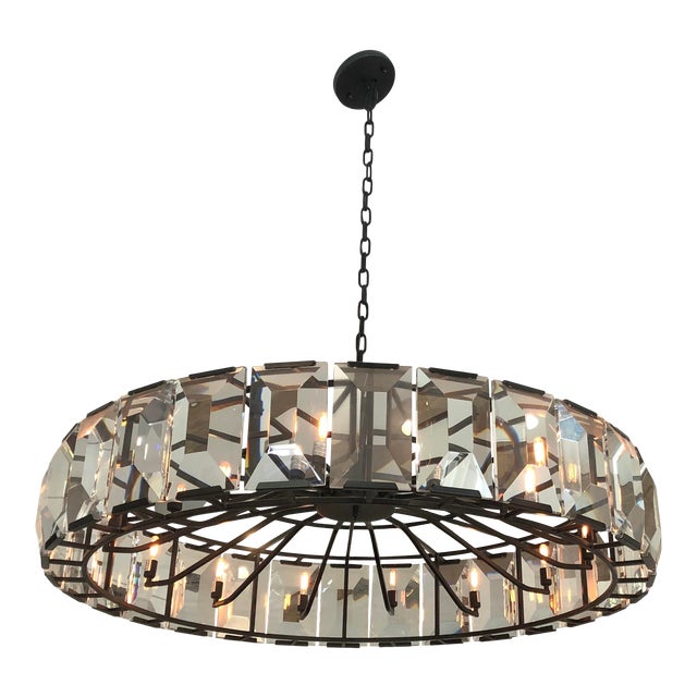 Restoration Hardware Harlow Crystal Round Chandelier Chairish