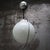 French Adjustable Metal Pendant Lamp with White Opaline Globe, 1950s For Sale - Image 6 of 8