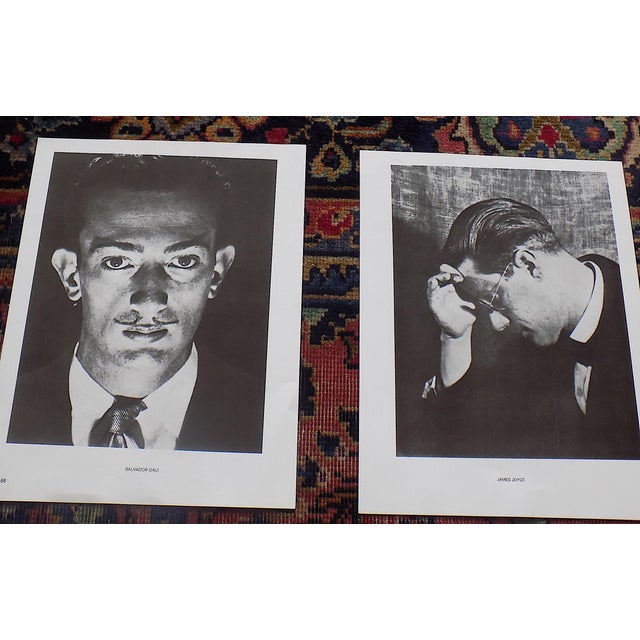 Realism Vintage Man Ray 20th C. Photographic Prints of World Famous Giants of Literature and Art - Set of 6 For Sale - Image 3 of 11
