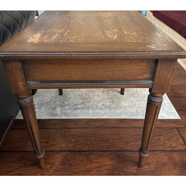 Century Furniture Vintage Century Furniture One-Drawer Accent Table For Sale - Image 4 of 9