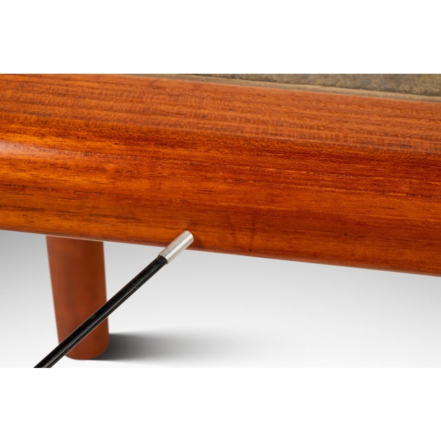 Danish Modern Side / Accent Table in Teak With Tile Top Inlay by Tue Poulson for Hsalev Furniture, Denmark, C. 1960s For Sale - Image 12 of 18
