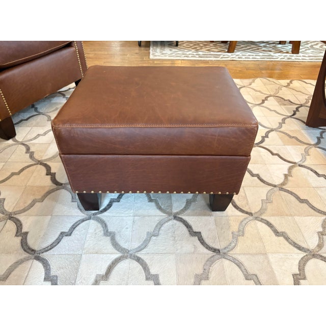 This Beacon Ottoman came to us last year & has been with our pair of chairs here at the Gallery.