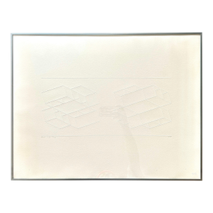 Josef Albers Embossed Linear Collection (Elc) 1-D, 1969