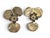 Gilt Brass Lotus Leaf Wall Sconce in the style of Maison Jansen, 1970s For Sale - Image 4 of 9