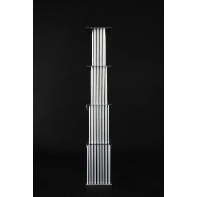 Standing Shelf in Stainless Steel by Sashaxsasha For Sale - Image 13 of 16