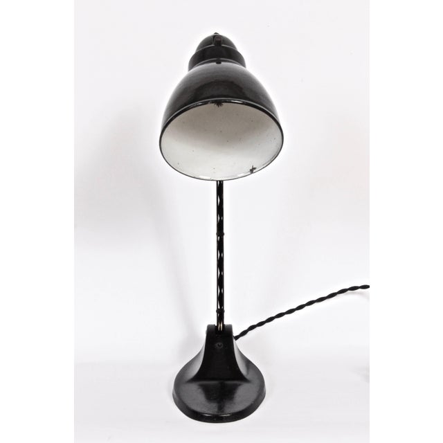 1930s J. J. Pieter Oud Style Black Bauhaus Architects Desk Lamp, C. 1930 For Sale - Image 5 of 11