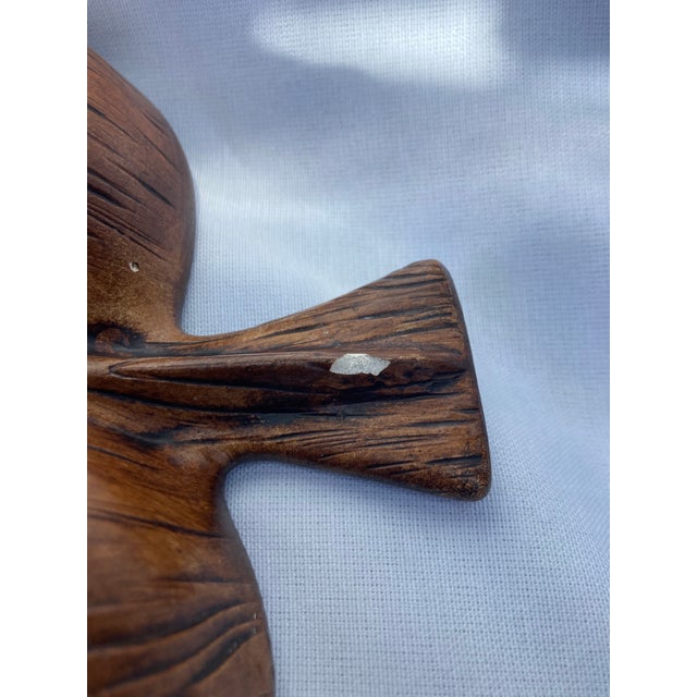 1960s Large 1960s Green & Brown Treasure Craft Serving Dish, No. 376 For Sale - Image 5 of 7