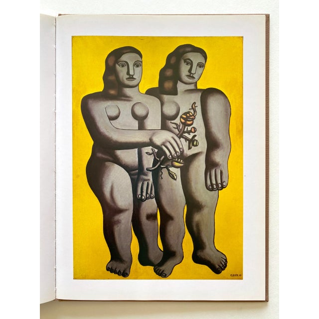 Sienna Fernand Leger Vintage 1985 Modernist Lithograph Print Hardcover Modern Art Book For Sale - Image 8 of 13