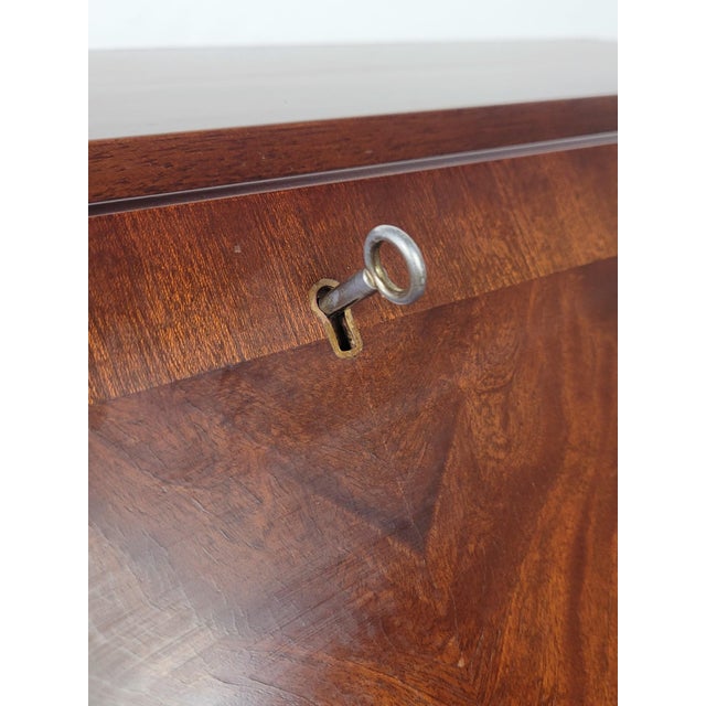 Vintage Writing Desk Bureau, 1950s For Sale - Image 11 of 18